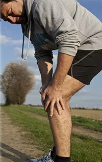 Man with Knee Pain